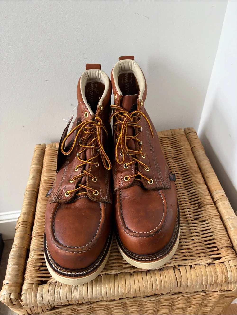 Thorogood 6” Steel Toe Wedge Sole Boot Size 10 D NWT